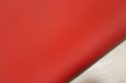 ds28円！新入荷！イタリアンレザー　顔料仕上げ　レッド　スムース加工　229ds