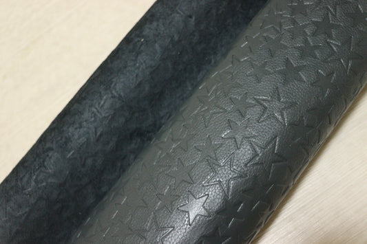 ds28円！新入荷！顔料仕上げ　ダークグレー　スター型押し　160ds