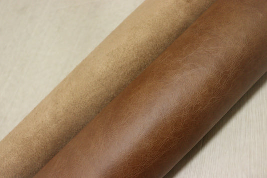 ds28円！新入荷！イタリアンレザー　キャメルブラウン　プルアップ加工　318ds