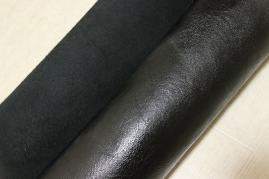 ds35円！新入荷！セミベジタブル　ブラック　スムース加工　150ds
