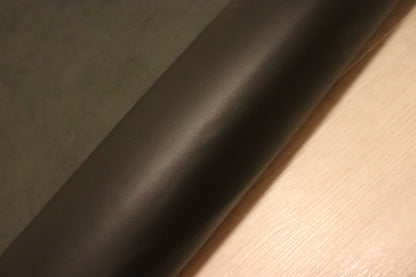 ds60円！イタリアンレザー　オイルヌメ　スムース加工　ブラック　143ds