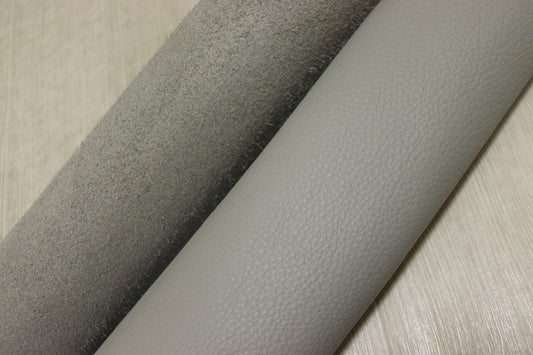 ds30円！新入荷！イタリアンレザー　ライトグレー　シュリンク加工　238ds