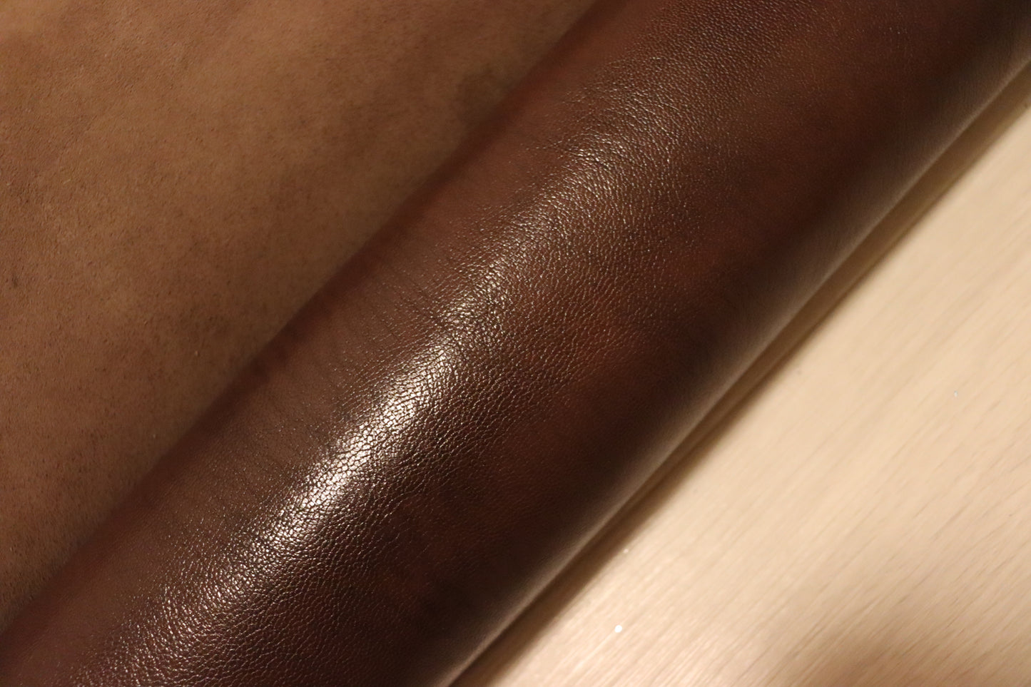 ds28円！新入荷！フルベジタブル　ヤギ革　ヌメ革　ダークブラウン　84ds