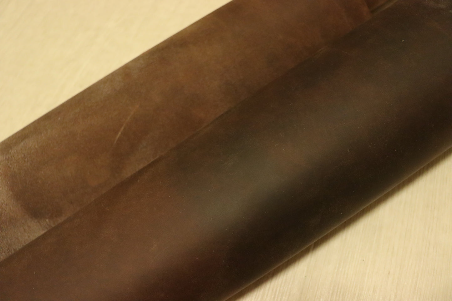 ds38円！新入荷！Crazy Horseオイルプルアップ　ヴィンテージブラウン　ヌメ革　160ds