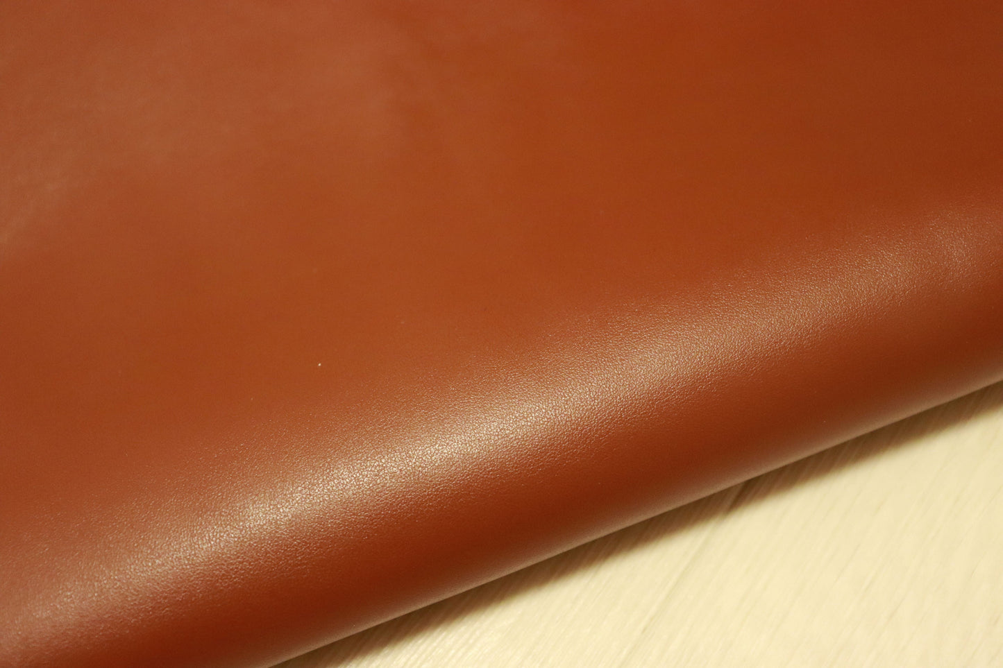 ds28円！SALE!レッドブラウン　スムース加工　ハギレ　2枚セット　130ds