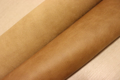 ds30円！新入荷！イタリアンレザー　もちもち　プルアップ　ナチュラルブラウン　225ds