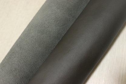 ds28円！新入荷！イタリアンレザー　オリーブグレー　スムース加工　317ds