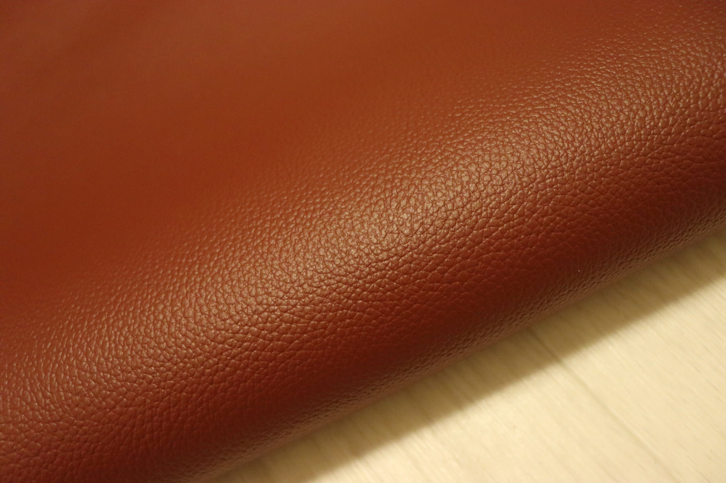 ds30円！新入荷！姫路レザー　顔料仕上げ　シボ型押し　レッドブラウン　235ds