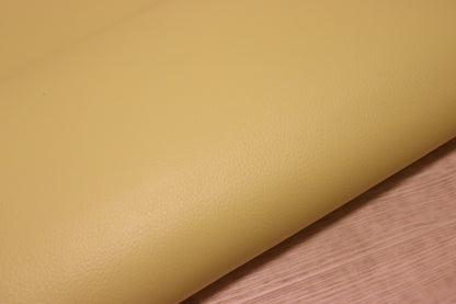 ds25円！新入荷！姫路レザー　顔料仕上げ　イエロー　シボ型押し　220ds