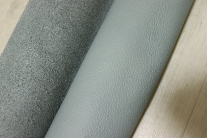 ds28円！新入荷！イタリアンレザー　もちもち　ライトブルー　シュリンク加工　278ds