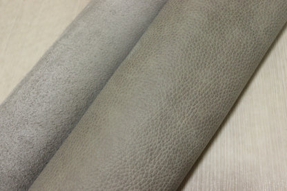 ds28円！新入荷！イタリアンレザー　シュリンク加工　プルアップ　タブグレー　252ds