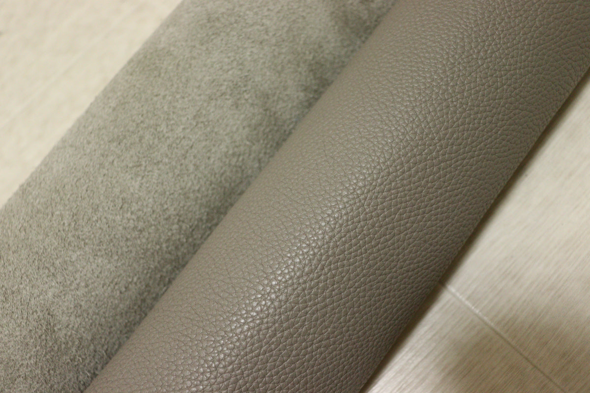 ds28円！新入荷！イタリアンレザー　もちもち　モカグレー　シュリンク加工　188ds