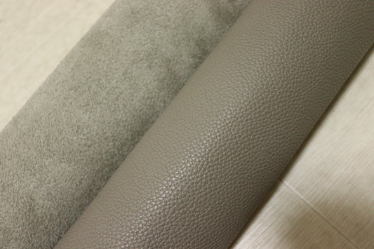 ds28円！新入荷！イタリアンレザー　もちもち　モカグレー　シュリンク加工　188ds