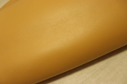 ds28円！新入荷！姫路レザー　マスタードイエロー　スムース加工　220ds