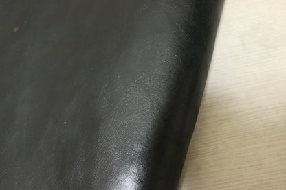 ds40円！新入荷！ブラック　ヌメ革　カゼイン仕上げ　155ds