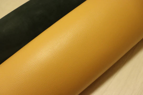 ds28円！新入荷！姫路レザー　マスタードイエロー　スムース加工　220ds