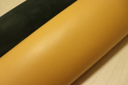 ds28円！新入荷！姫路レザー　マスタードイエロー　スムース加工　220ds