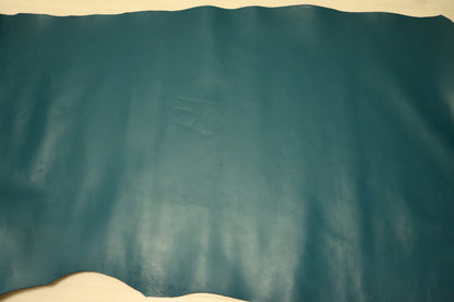 ds28円！新入荷！姫路レザー　顔料仕上げ 　スムース加工　ピーコック　230ds