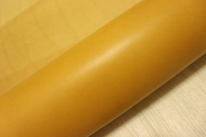 ds75円！イタリアンレザー　上質　オイルヌメ 　イエローキャメル　123ds