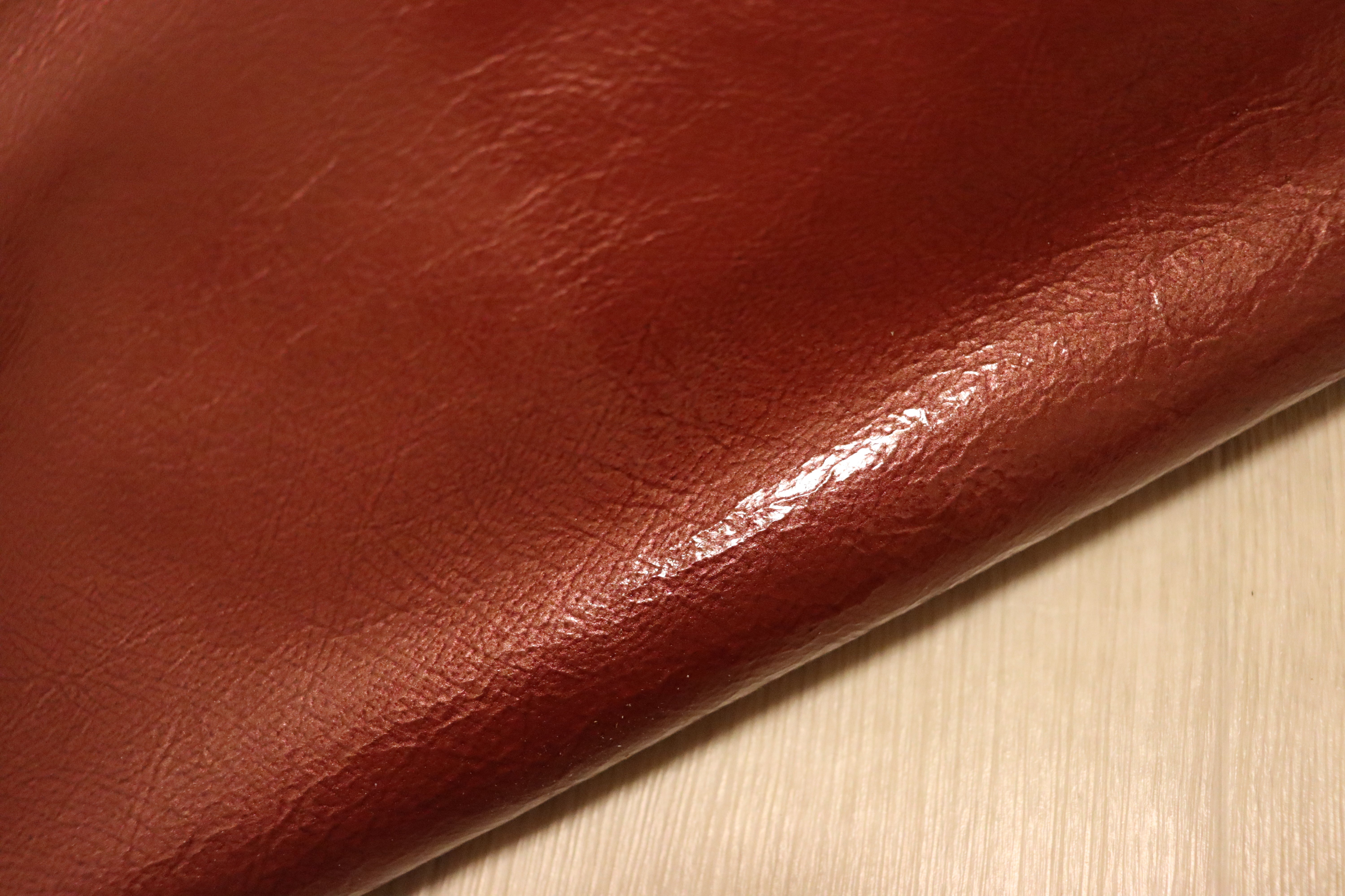 ds25円！新入荷！エナメル シワ加工 ワインレッド 242ds – 【レザー