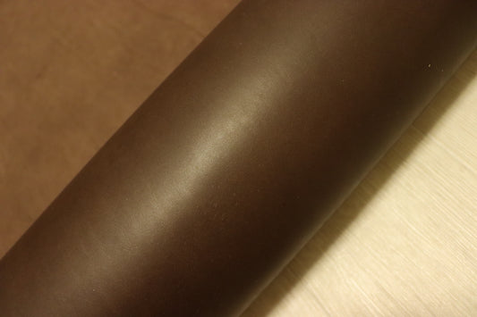 ds75円！イタリアンレザー　上質　オイルヌメ 　セピアブラウン　153ds