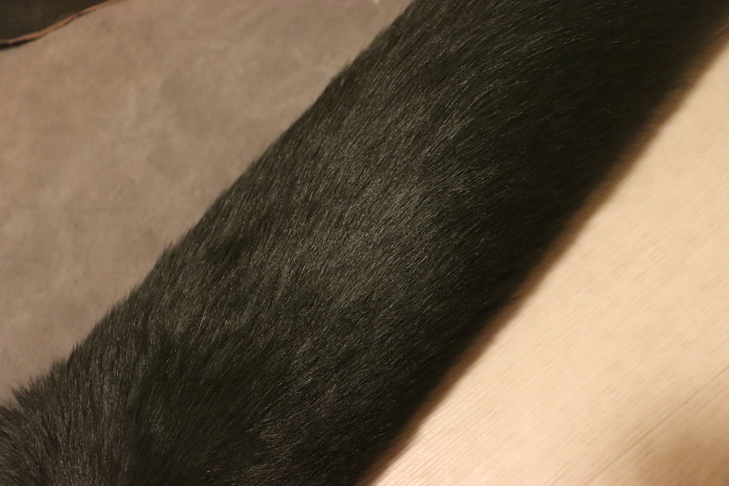 ds30円！新入荷！秋冬制作に！毛皮　ネイビー　215ds