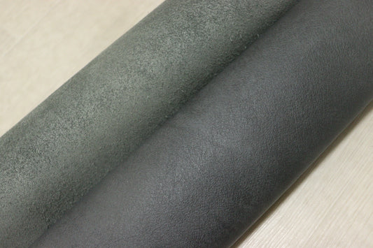 ds30円！新入荷！イタリアンレザー　ダークグレー　もちもち　アンチック　295ds