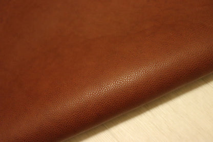 ds75円！新入荷！上質！モチモチ　ダコタシュリンク加工　チョコブラウン　ショルダー　ヌメ革　127ds
