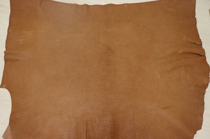 ds72円！イタリアンレザー TAN　シュリンク加工　オイルヌメ　ショルダー　108ds