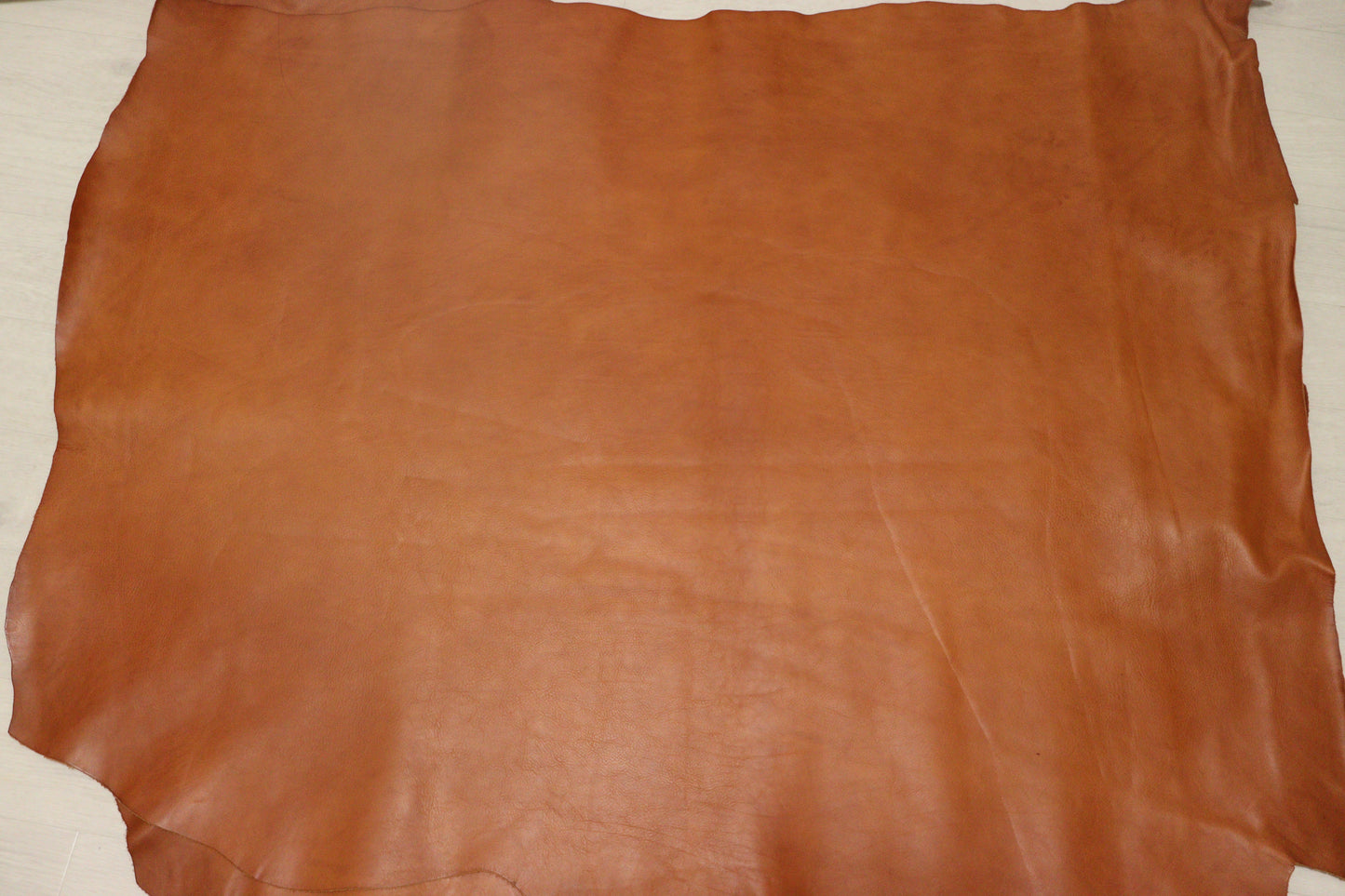 ds75円！イタリアンレザー 　オレンジキャメル　シュリンク加工　オイルヌメ　ショルダー　151ds