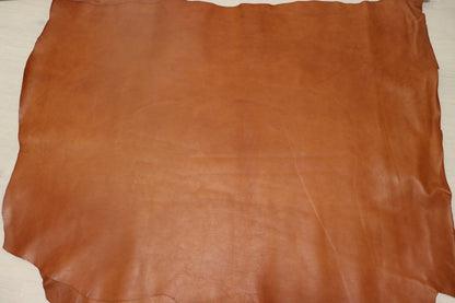 ds75円！イタリアンレザー 　オレンジキャメル　シュリンク加工　オイルヌメ　ショルダー　151ds