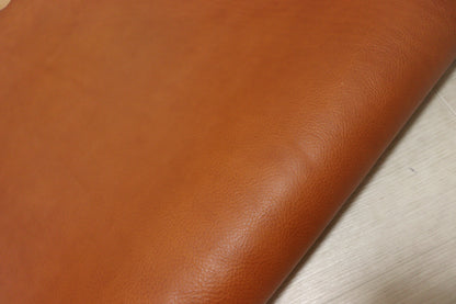 ds75円！イタリアンレザー 　オレンジキャメル　シュリンク加工　オイルヌメ　ショルダー　151ds