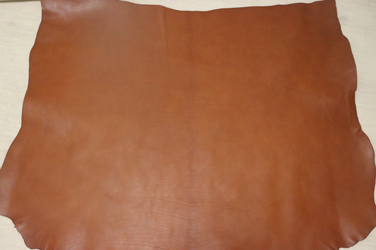 ds78円！イタリアンレザー 　オイルヌメ　ショルダー　スムース加工　キャメル　　145ds　