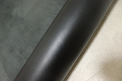 ds75円！イタリアンレザー 　オイルヌメ　Wショルダー　スムース加工　ブラック　　193ds