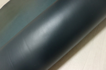 ds80円！イタリアンレザー 　極厚オイルヌメ　ダークピーコック　スムース加工　ショルダー　165ds