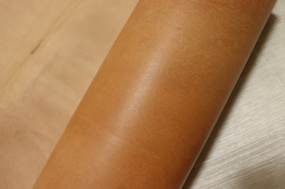 ds50円！イタリアンレザー　TAN　オイルヌメ　ベリー　スムース加工　90ds