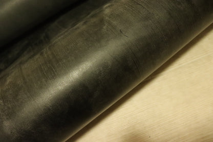 ds130円！新入荷！上質！ブライドルレザー　ブラック　ヌメ革　85ds