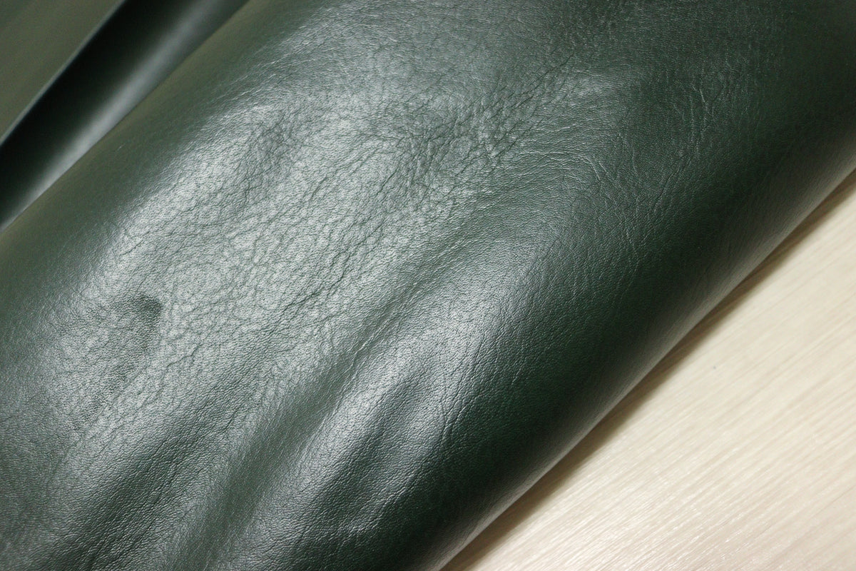 ds28円！新入荷！スムース加工　ダークグリーン　272ds