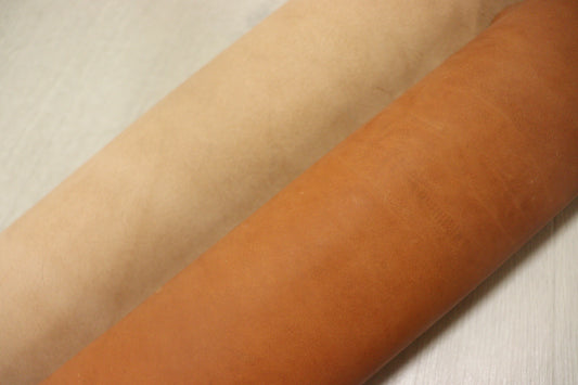 ds45円！訳あり　イタリアンレザー　ナチュラル 　ハギレ　オイルヌメ　55ds