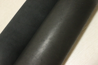 ds50円！新入荷！イタリアンレザー　オイルヌメ　スムース加工　ブラック　223ds