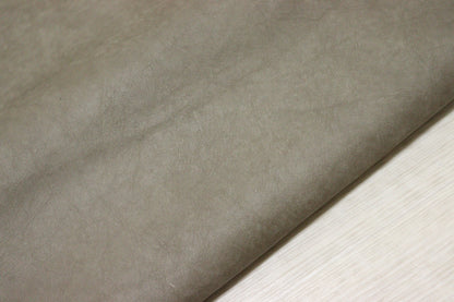 ds28円！新入荷！イタリアンレザー　吟すり加工　アンチック　グレー系　257ds