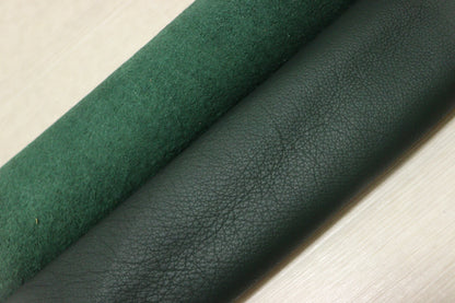 ds28円！新入荷！ダークグリーン　シュリンク加工　ハギレ　140ds