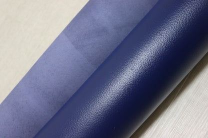 ds25円！新入荷！やや訳あり　姫路レザー 顔料仕上げ　シボ型押し　ダークブルー系　200ds