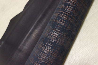 ds30円！新入荷！チェック柄プリント　ネイビー　2枚セット　60ds