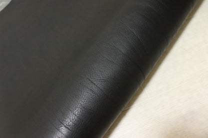 ds75円！イタリアンレザー スムース加工　オイルヌメ　ショルダー　ブラック　140ds