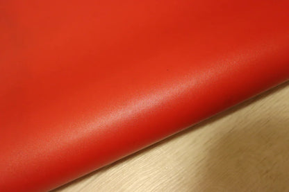 ds30円！新入荷！やや訳あり　バッファロー　スムース加工　ヌメ革　レッド　184ds