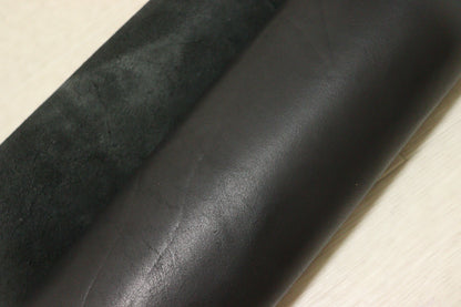 ds68円！新入荷！イタリアンレザー　オイルヌメ　ブラック　ショルダー　177ds