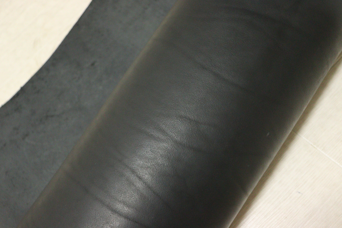 ds95円！新入荷！極厚ショルダー　オイルヌメ　スムース加工　ブラック　110ds