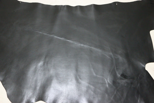 ds75円！イタリアンレザー　ショルダー　オイルヌメ　ブラック　160ds