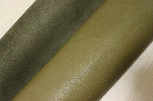 ds28円！新入荷！オイルナッパ　スムース加工　カーキ　230ds